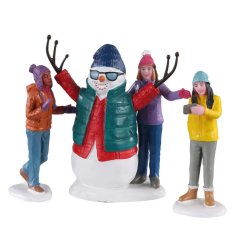 Figurky Lemax 02940 Sněhulákova selfie