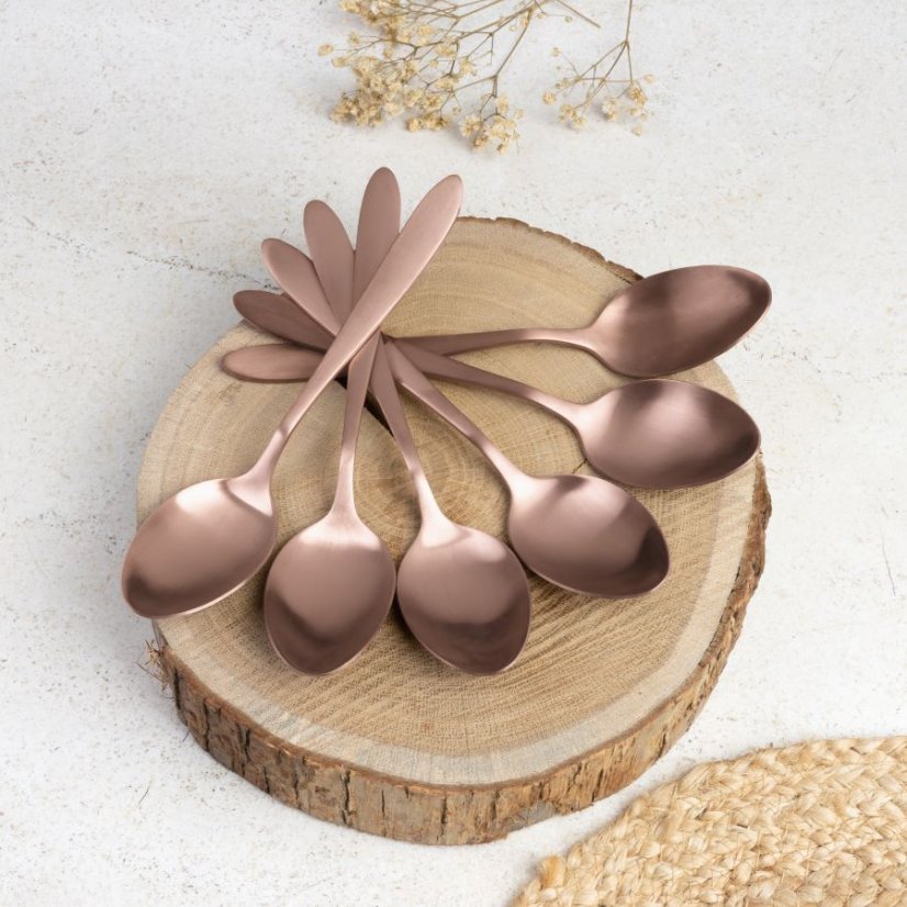 Příbor sada 24 kusů Berlingerhaus Metallic Line Special Rose Gold BH-3076
