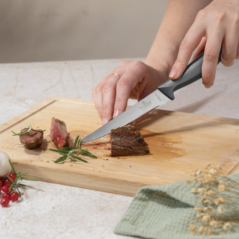 Sada kuchynských nožov s bambusovým stojanom 10 dielna Berlingerhaus Anthracite Collection BH-2758