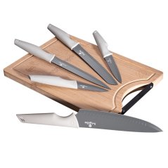 Sada kuchynských nožov s doskou na krájanie 6 dielna Berlingerhaus Aspen Collection BH-2838