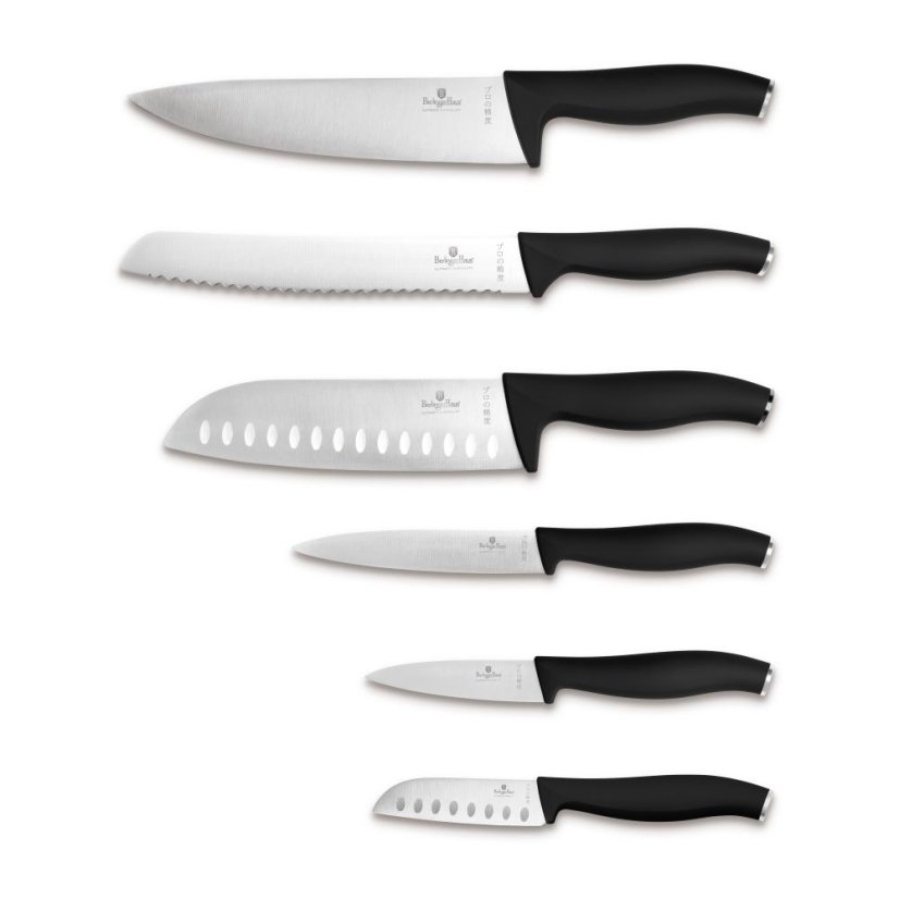 Sada kuchynských nožov 6 dielna Berlingerhaus Matte Black Collection BH-2950