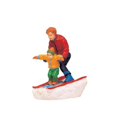 Figurines Lemax 62169 Father & Son Skiing