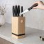 6 pcs knife set with bamboo stand Berlingerhaus Black Rose Collection BH-2970