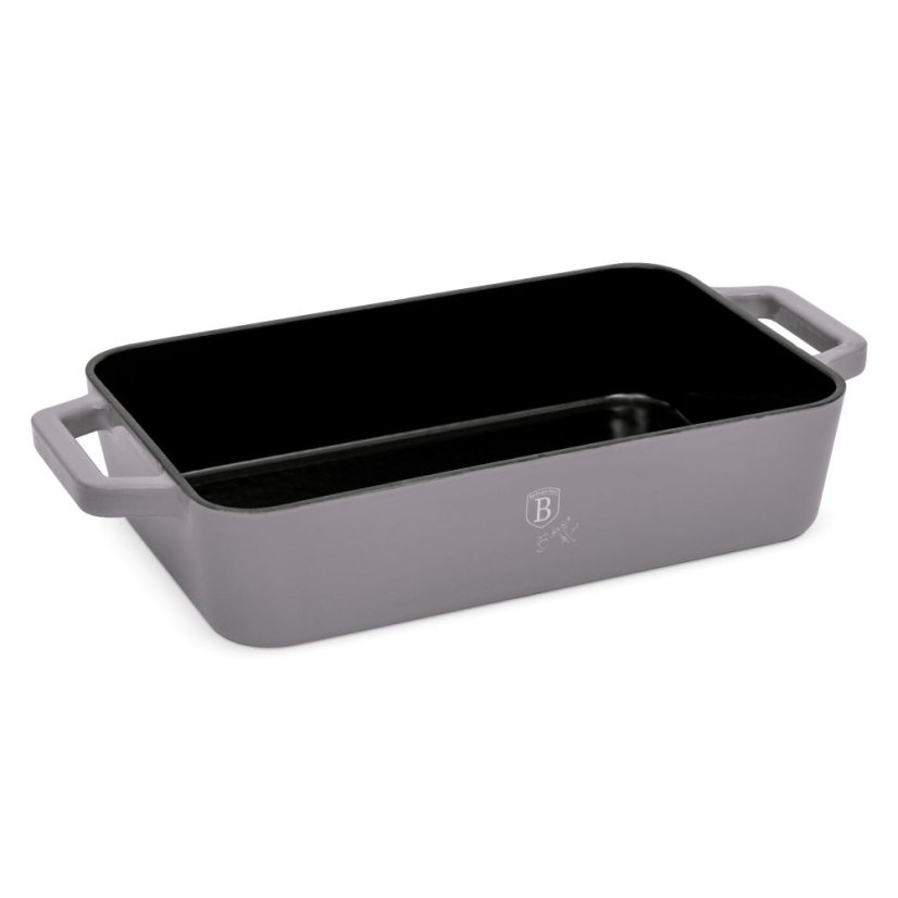 Ťažký liatinový pekáč 30 x 20 cm, 3 L Berlingerhaus Taupe Collection BH-6526