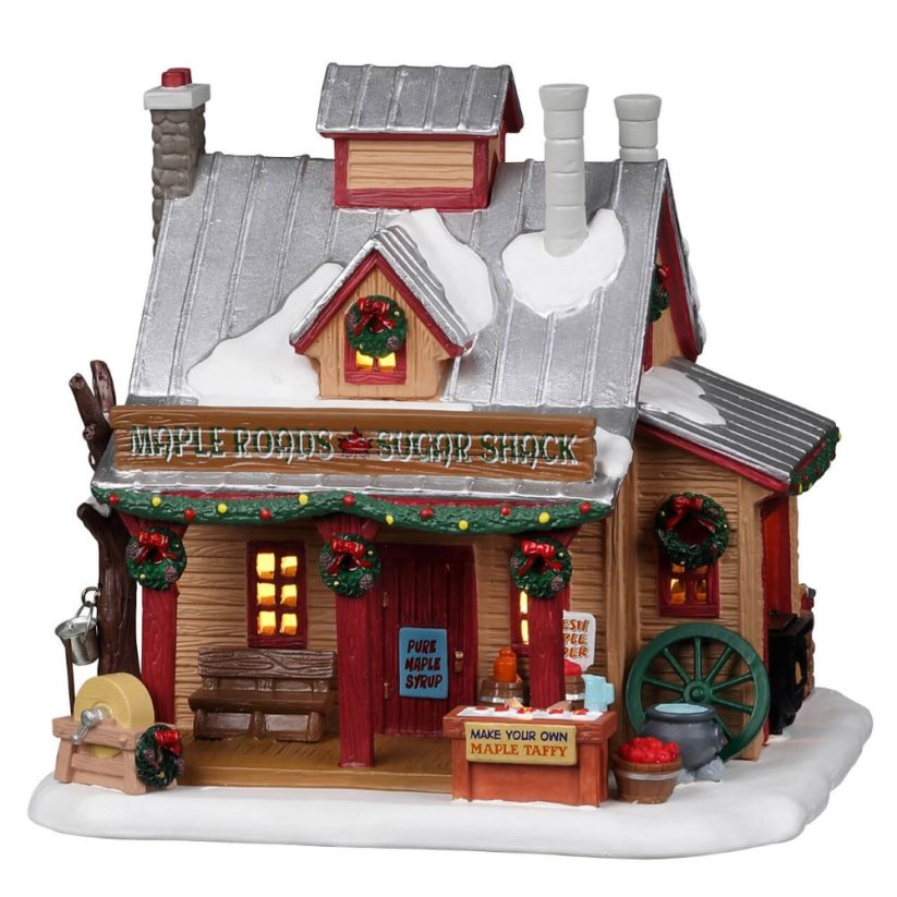 Lighted Building Lemax 25906 Maple Roads Sugar Shack