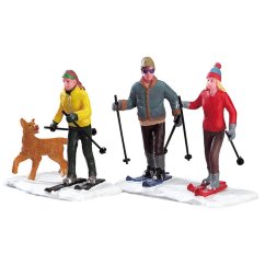 Figurines Lemax 32131 Cross-Country Friends, Set Of 2