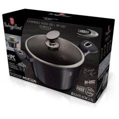 Kastról 4,1 L s mramorovým povrchom 24 cm Berlingerhaus Metallic Line Carbon Pro Edition BH-6893