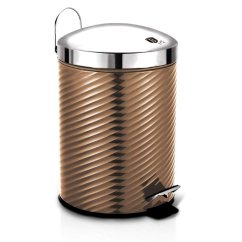 Pedálový kôš na odpadky 12L Berlingerhaus Metallic Line Rose Gold BH-6299