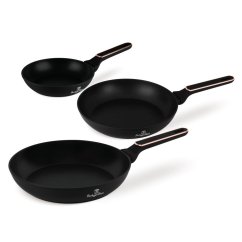 3 pcs frypan set Berlingerhaus Black Rose Collection BH-8360