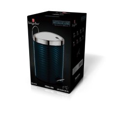 Pedálový kôš na odpadky 12L Berlingerhaus Metallic Line Aquamarine BH-6436