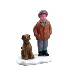 Figurky Lemax 72517 Chlapec a jeho věrný přítel