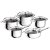 Sada nerezových hrncov 10 dielna Blaumann Gourmet Line BL-3874
