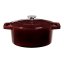 Heavy cast iron casserole with lid Ø 24 cm 4.35 L Berlingerhaus Burgundy Collection BH-6497