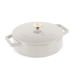 Ťažký liatinový hrniec s vekom Ø 26 cm 2,57 L Berlingerhaus Sahara Collection BH-6530