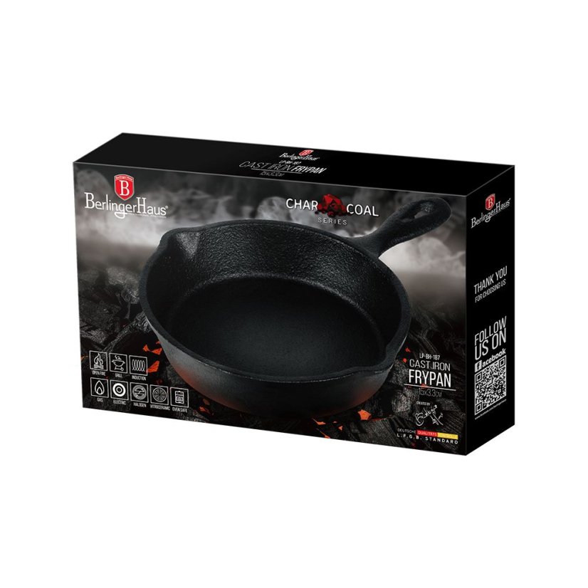 Ťažká liatinová panvica 15cm Berlingerhaus Strong Mold Seria LP-BH-187