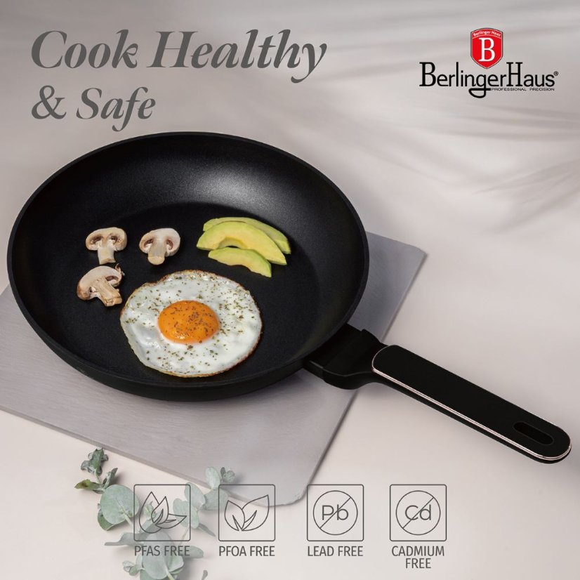 3 pcs frypan set Berlingerhaus Black Rose Collection BH-8360