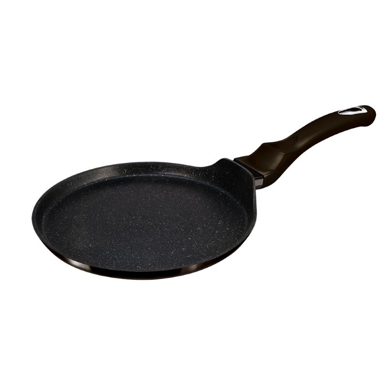 Panvica na palacinky s mramorovým povrchom 28 cm Berlingerhaus Shiny Black Edition BH-7132