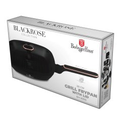 Grilovacia panvica s pokrievkou 28x28 cm Berlingerhaus Black Rose Collection BH-8355