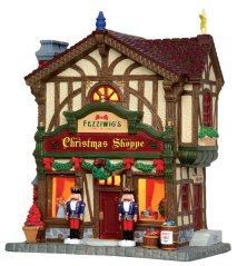 Lighted Building Lemax 45742 Fezziwig's Christmas Shoppe
