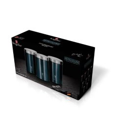 Dózy na potraviny 3 ks Berlingerhaus Metallic Line Aquamarine BH-6271 z nehrdzavejúcej ocele