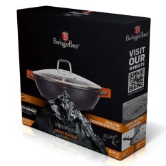 Plytký kastról 3,1 L s granitovým povrchom 28cm Berlingerhaus Granit Diamond Line BH-1109N