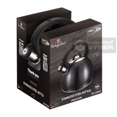 Berlingerhaus čajník 3,0 L pískacia kanvica Metallic Line Carbon Pro Edition BH-6666N