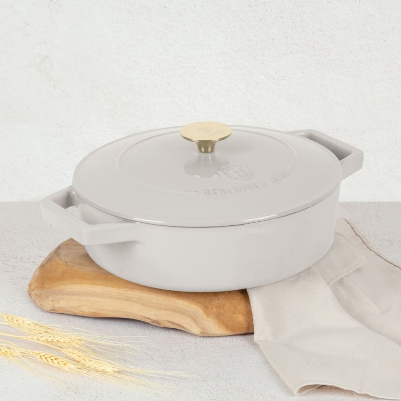 Ťažký liatinový hrniec s vekom Ø 26 cm 2,57 L Berlingerhaus Sahara Collection BH-6530