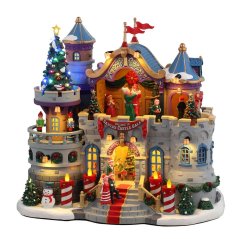 Sights and Sounds Lemax 45270 Santa's Castle Gala