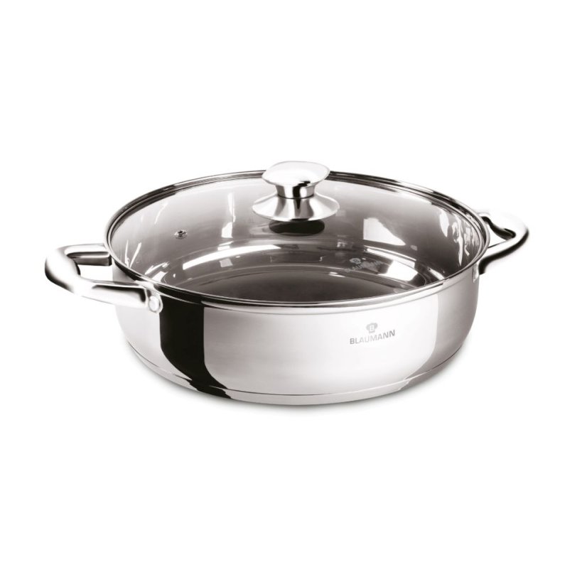 Nerezový kastról 3,2 L s pokrievkou Ø 24 cm Blaumann Gourmet Line BL-3866