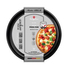 Pekáč - panvica na pizzu 36 cm s titánovým povrchom Berlingerhaus Matte Black Collection BH-7928