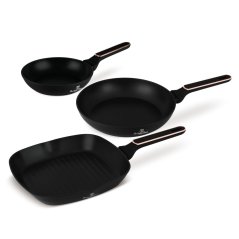 Sada 3 panvíc Berlingerhaus Black Rose Collection BH-8361