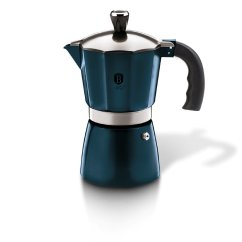 Kávovar na espresso pre 6 osôb Berlingerhaus Metallic Line Aquamarine BH-6384