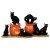 Figurines Lemax 12883 Halloween Cats, Set Of 2