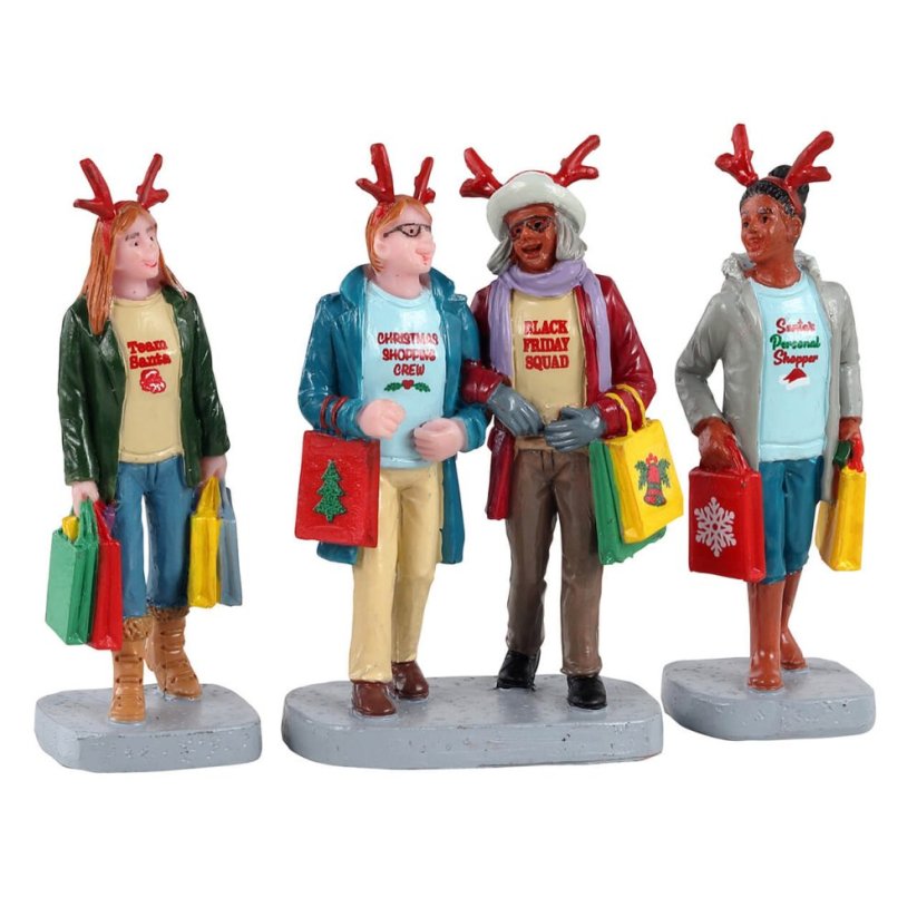 Figurines Lemax 12026 Girls Christmas Shopping Trip