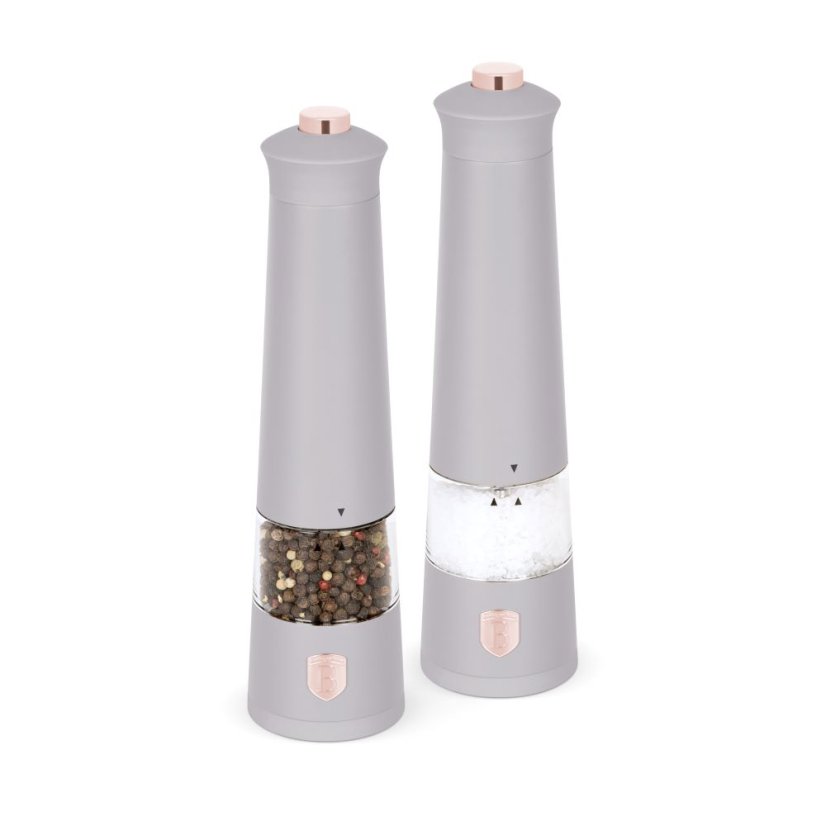 Elektrický mlynček na soľ a korenie 2 dielna sada Berlingerhaus Taupe Collection BH-9544