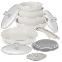 13 pcs cookware set Berlingerhaus Sahara Marble Collection BH-8421