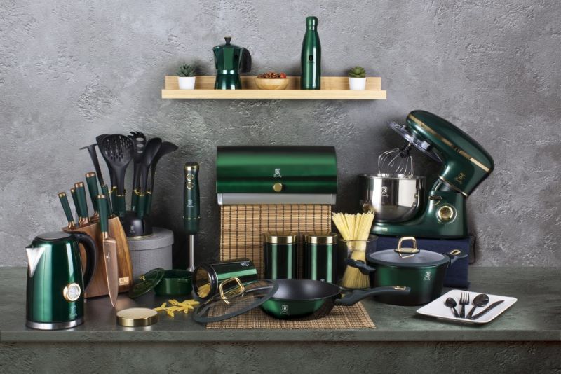 Sada kuchynských nožov s magnetickou lištou 6 dielna Berlingerhaus Emerald Collection BH-2532A
