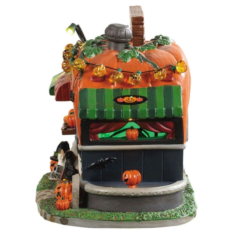 Lighted Building Lemax 95444 Pick Me Pumpkin Wagon