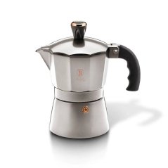 Kávovar na espresso pre 3 osoby Berlingerhaus Moonlight Edition BH-6389