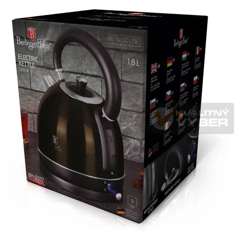 Rýchlovarná kanvica 1,8L Berlingerhaus Shiny Black Edition BH-9337