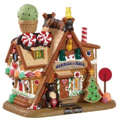 Lighted Building Lemax 85436 Gummies & More Candy Store