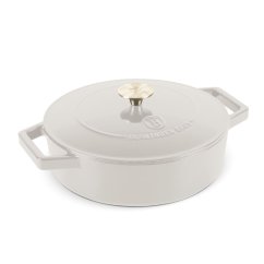 Ťažký liatinový hrniec s vekom Ø 26 cm 2,57 L Berlingerhaus Sahara Collection BH-6530