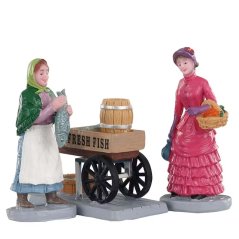 Figurines Lemax 02950 Fresh Fish For Sale