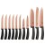 Sada kuchynských nožov 11 dielna Berlingerhaus Metallic Line Rose Gold BH-2610