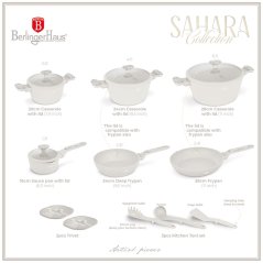 Sada hrncov 15 dielna Berlingerhaus Sahara Marble Collection BH-8401