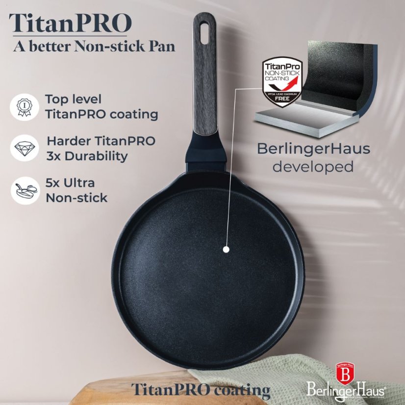 Panvica na palacinky 25 cm Berlingerhaus Deep Sea Collection BH-8367