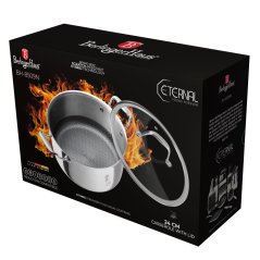 Nerezový kastról 4,5 L s pokrievkou Ø 24 cm Berlingerhaus Eternal Collection BH-8509N