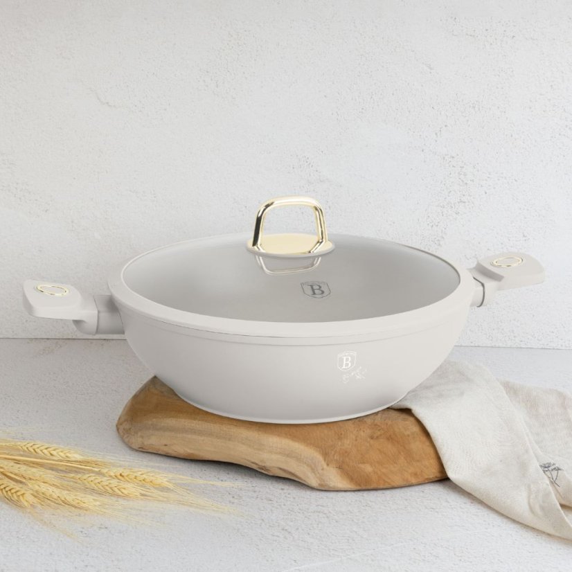 Wok s pokrievkou 30 cm Berlingerhaus Sahara Collection BH-8065
