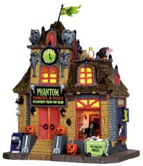 Lighted Building Lemax 45667 Phantom Parcel & Post