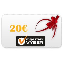 Darčekový kupón v hodnote 20 €